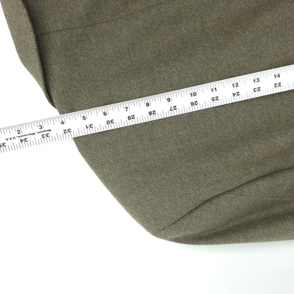 Hugo Boss Mens Blazer Wool Cashmere Olive Brown 46R 2 Button Vintage USA Made